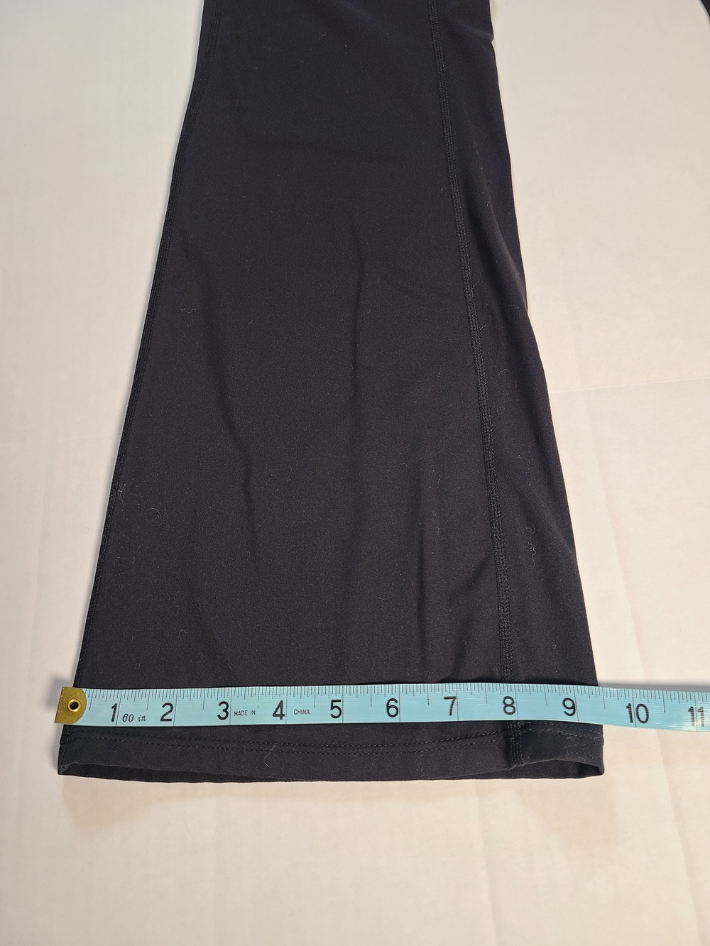 HALARA Womens L Black High-Rise Flare Leggings With Ruched Bottom - Picture 8 of 10